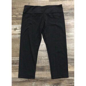 Lululemon Womens Size 10 Black Capri Athletic Leggings